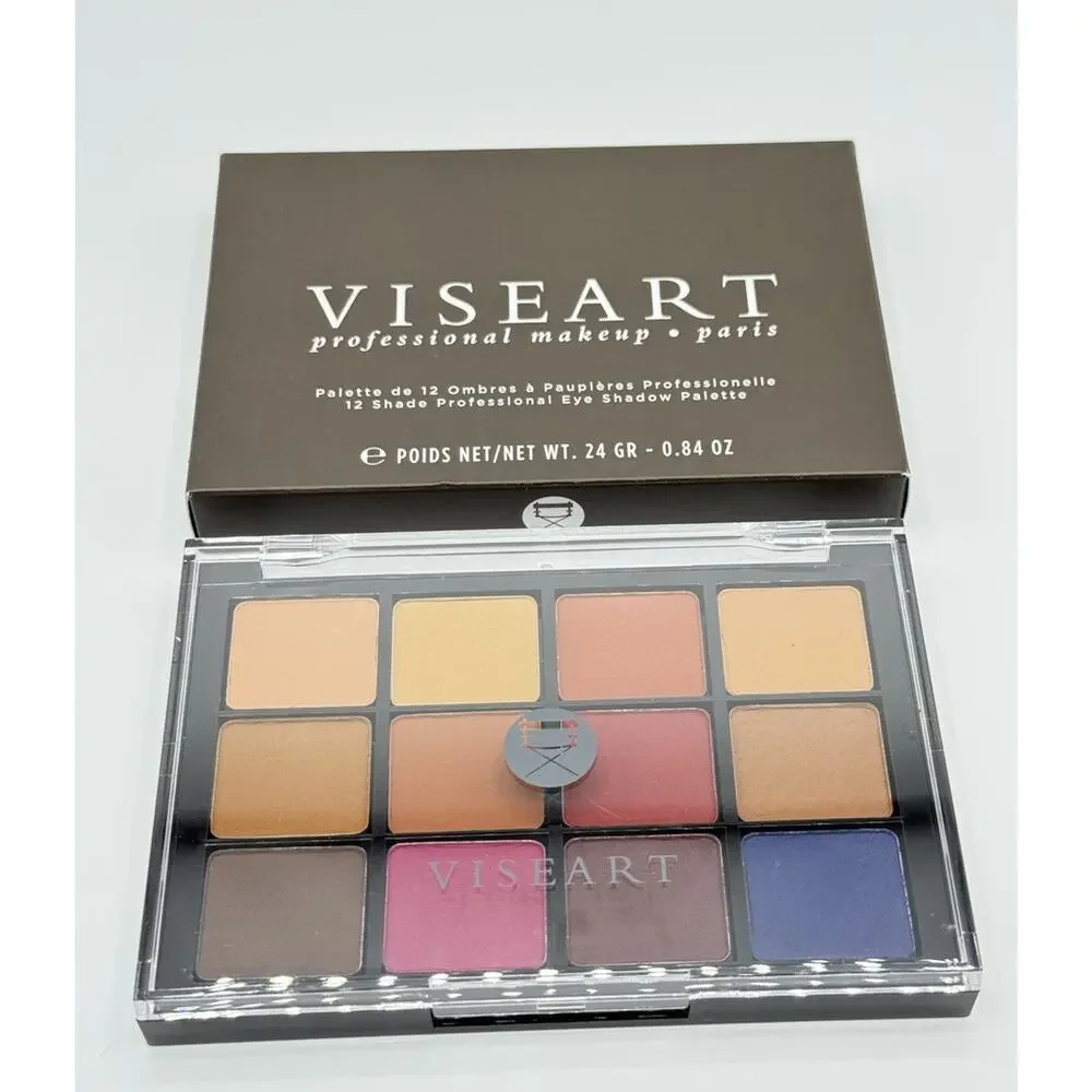 Viseart VPE14 Neutral Mattes Milieu Eyeshadow Palette -12 Shades - New in Box